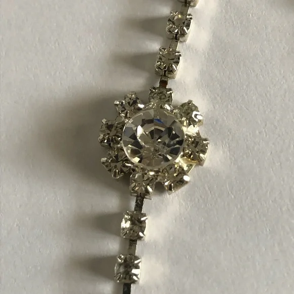 Vintage Silver Tone Cocktail Bracelet - Picture 7 of 14